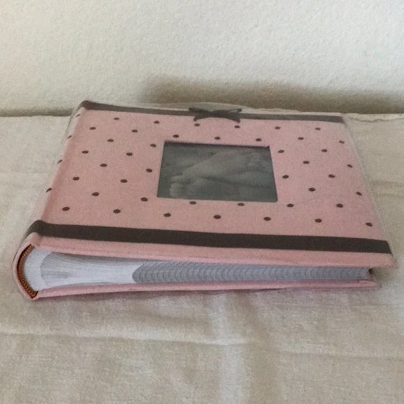 Pink and Brown Fabric Photo Album UNUSED - Picture 9 of 11